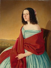 Portrait of mária szmrecsányi, Jozef Bozetech Klemens