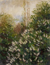 Lilac (on the edge of the forest) by László Mednyánszky