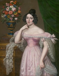 Portrait of róza terezia, Jan Rombauer