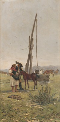 At the well, Jaroslav Věšín