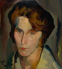 Portrait of the artist's mother by Max Liebermann