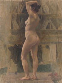 Female nude, Andor Borúth