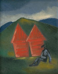 Hay barns by Mikuláš Galanda