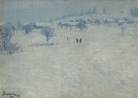 Winter landscape by Vasiliy Vasilievich Vereshchagin