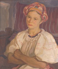 Woman from pohronie by Štefan Polkoráb