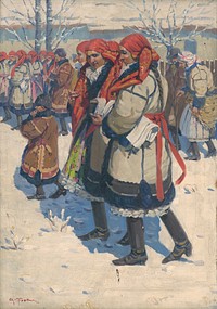 Moravian slovaks in winter, Antoš Frolka