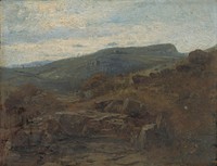 Landscape around kremnica, Vojtech Angyal