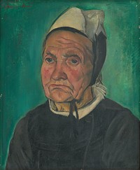 Head of a breton woman, Armin Stern