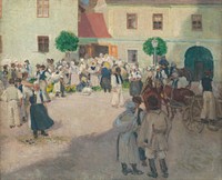 Market in myjava, Miloš Jiránek