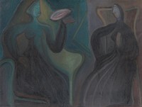 Seated women, Karol Polonyi