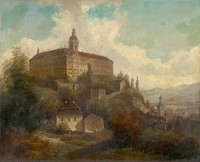 Landscape with a castle, F. W. Jankovský