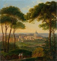 View of an italian city, Karol Marko the Younger