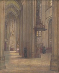 Interior of st. by Elemír Halász-Hradil