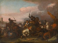 Cavalry battle, August Querfurt