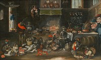 Monkeys in the kitchen, Frans Francken II