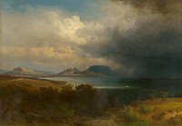 Storm over lake balaton, Alexander Brodszky