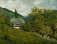 Landscape near kremnica, Vojtech Angyal