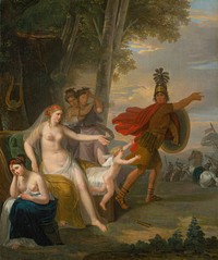 Hector bidding farewell to andromache, Adam Friedrich Oeser