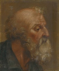 Head study of an apostle, Mednyánszky