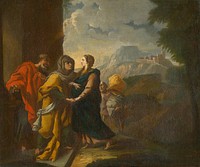 The visitation by Luca Giordano