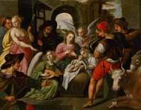 Adoration of the shepherds, Hans Rottenhammer