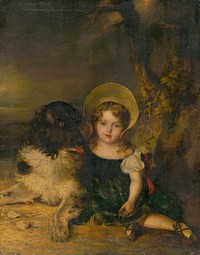 Girl with a dog