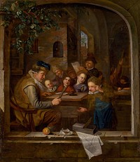 The village school by Jan Steen