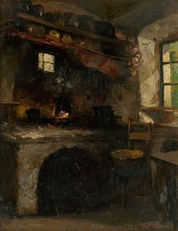 Inside a village room, Felicián Moczik