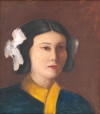 Portrait of miss vicková, Stefan Straka by Štefan Straka