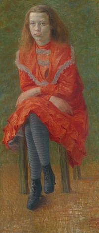 Seated girl, Ivan Žabota