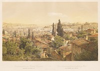 View of constantinople from the suburb of pera, Karol ľudovít Libay