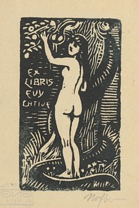 Ex libris of eva chtivé