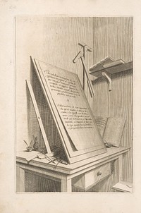 A view of the architect's desk