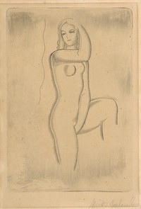 Girl nude by Mikuláš Galanda