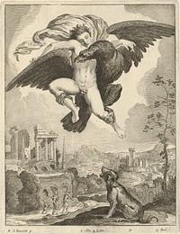 Abduction of ganymede, David Teniers Jr