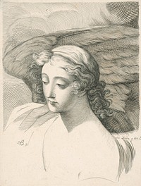 Head of an angel, Josef Jan Alois Drda