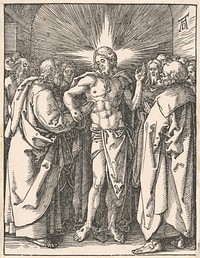 Unbelieving thomas by Albrecht Dürer