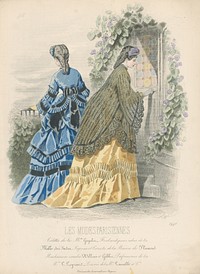 A letter from the fashion magazine les modes parisiennes. By Francois Claudius Compte Calix