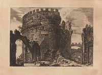 Mausoleum of cecilia metelli by Giovanni Battista Piranesi, Giovanni Battista Piranesi