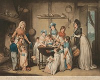 Visiting small orphans by William Redmore Bigg