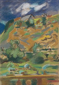 Landscape by Arnold Peter Weisz Kubínčan