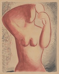 Combing (woman with a mirror) by Mikuláš Galanda