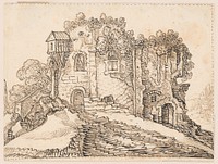 An overgrown ruin by Moritz Berendt