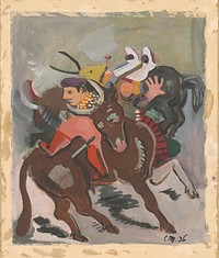 Bullfight by Cyprián Majerník
