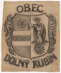 Dolný kubín municipality - coat of arms by Arnold Peter Weisz Kubínčan