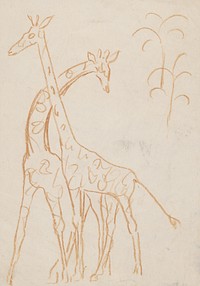 Giraffes by Arnold Peter Weisz Kubínčan