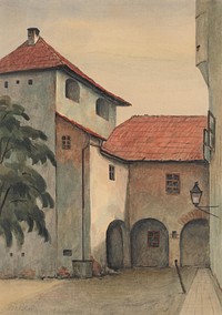 Courtyard in zvolen, Ladislav Treskoň