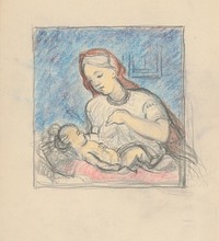 Mother with child by Štefan Polkoráb