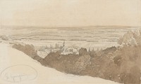 View of jur near bratislava  by Friedrich Carl von Scheidlin