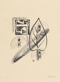 Sheets from the cycle poems in drawings by Mikuláš Galanda